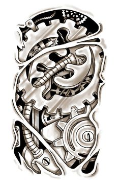 236x370 Best Steampunk Tattoo Design Images Awesome Tattoos, Badass