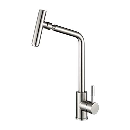 450x450 Pige Stainless Steel Drawing Universal Mouth Faucet Hot And Cold