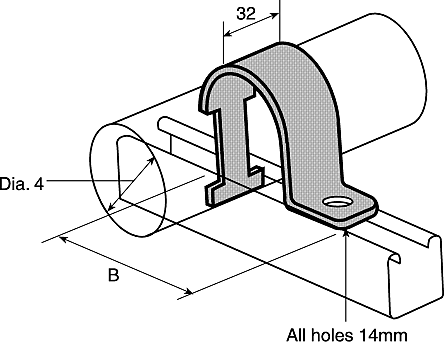 444x342 Ss C Steel Pipe Clamp Rs Components