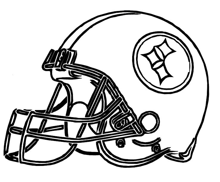 739x612 Pictures Football Helmet Steelers Pittsburgh Coloring Pages Camp