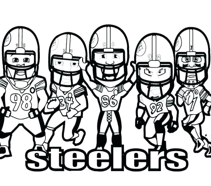 678x600 Steelers Football Helmet Coloring