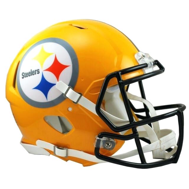 640x640 Steelers Football Helmet Borse