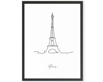 340x270 Paris Drawing Etsy