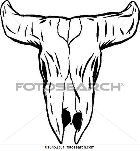 450x484 Longhorn Steer Head Clipart