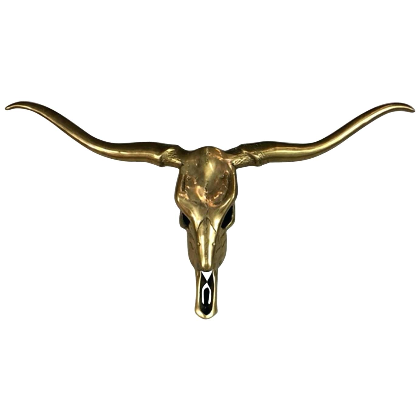 1382x1382 Steer Skull Head Metal