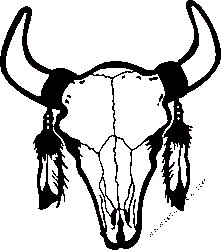 221x250 Bull Skull Clipart