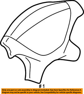 270x300 Dodge Chrysler Oem Airbag Air Bag Driver Steering Wheel Inflator