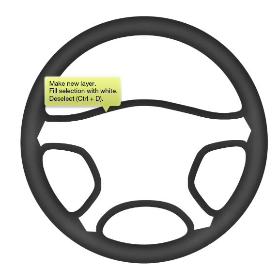 576x557 How To Draw A Steering Wheel And Dashboard In Photoshop