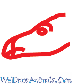 300x350 How To Draw A Stegosaurus