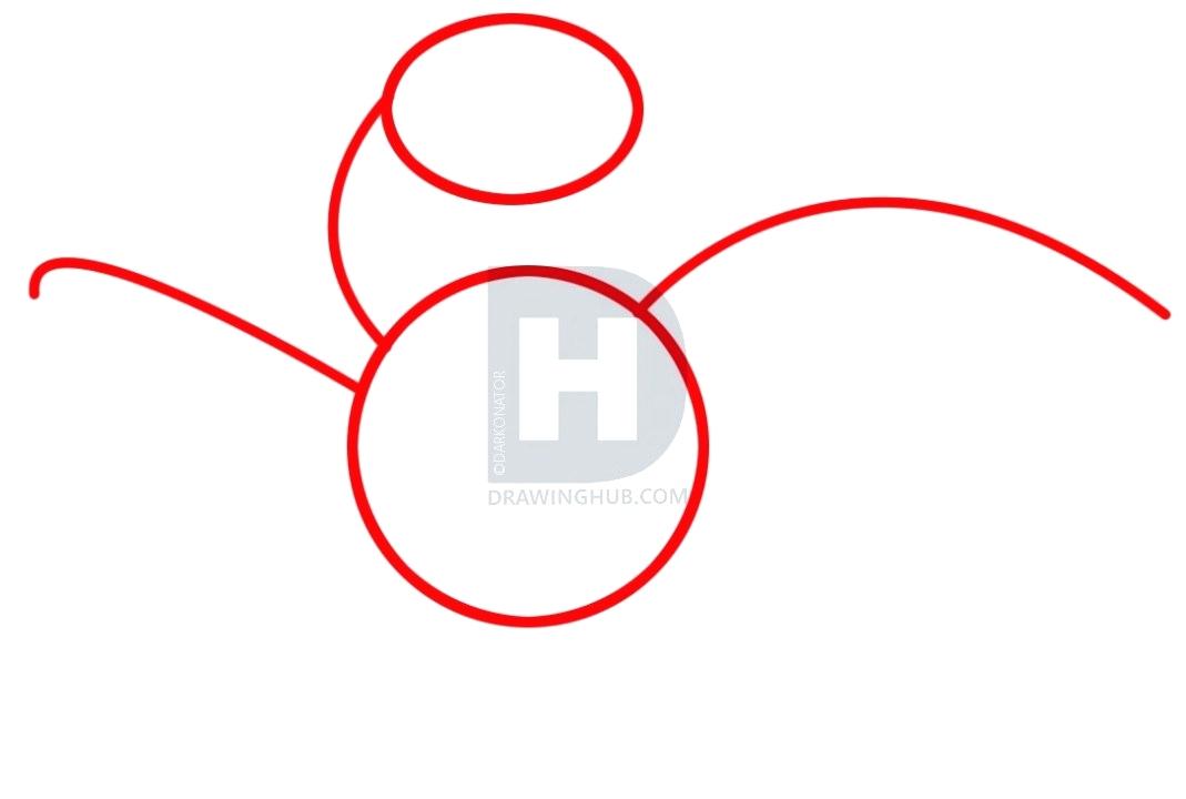 1069x720 How To Draw A Falcon Step