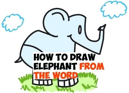 442x319 Elephant Picture For Drawing How To Draw Cartoon Elephants Animals