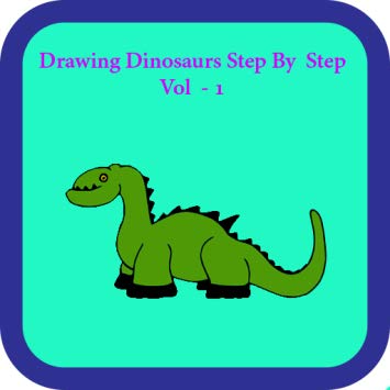 355x355 Drawing Dinosaurs Step