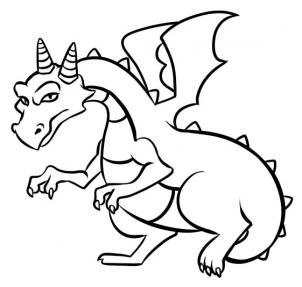 302x287 How To Draw A Easy Dragon Step Dragons, And Dinosours Dragon