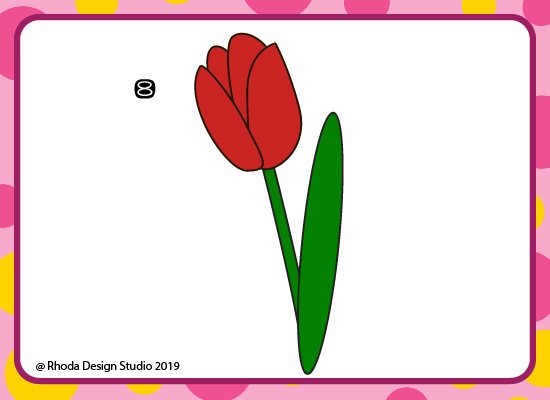 550x400 How To Draw A Flower Step