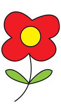 215x382 Simple Tutorial For Kids A Flower Step How To Draw A Simple