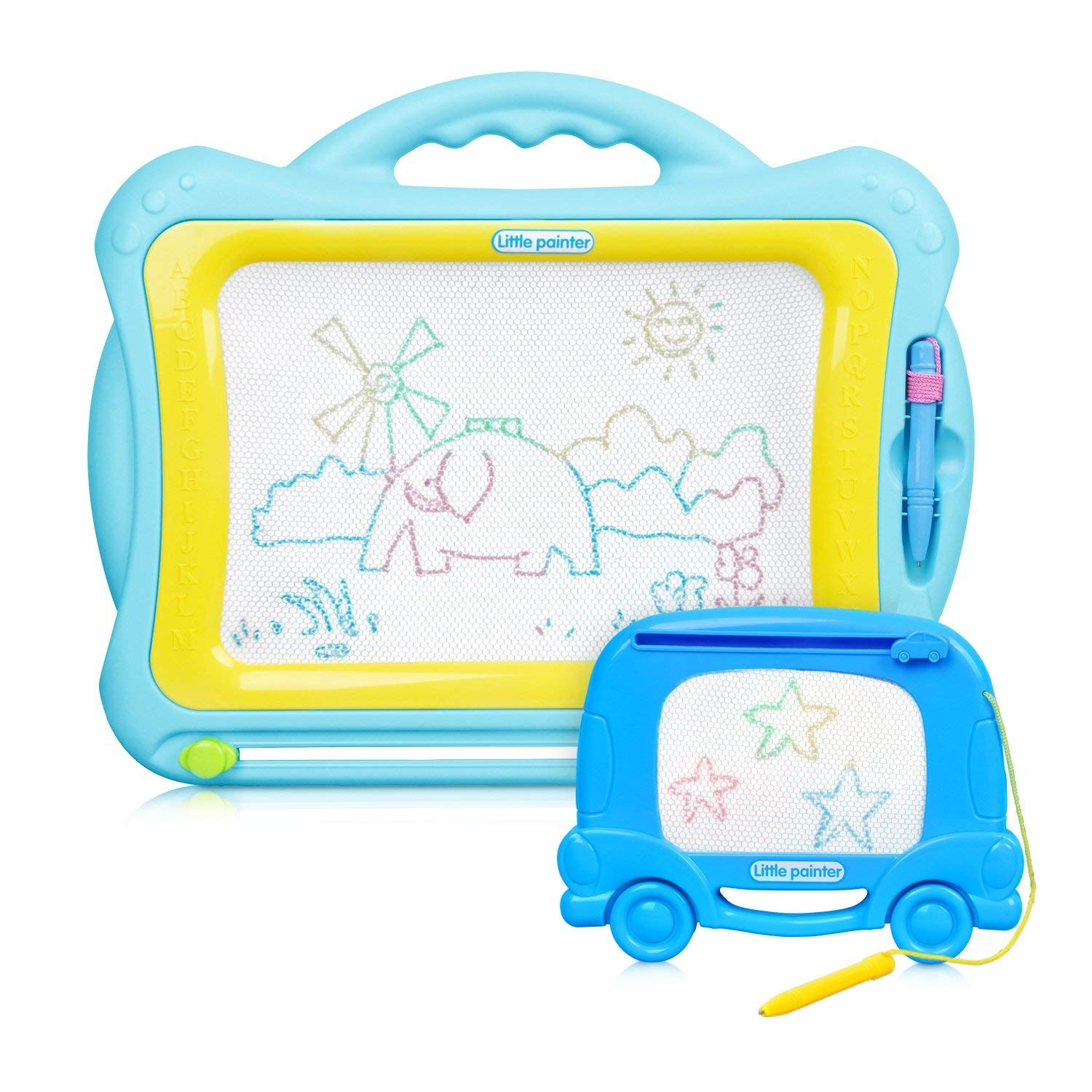 1500x1500 Magnetic Drawing Board, Pack Large Erasable Magna Scribble