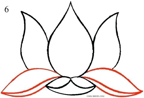 480x328 Drawings Of Lotus Flowers How To Draw A Realistic Lotus Flower