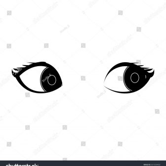 336x336 Cute Eyes Drawing Step