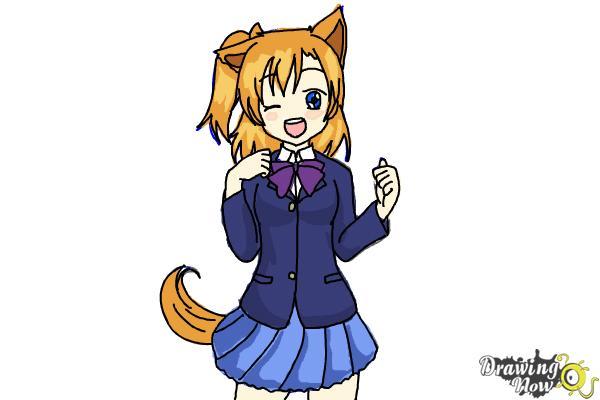 600x400 How To Draw A Cartoon Girl Face Step