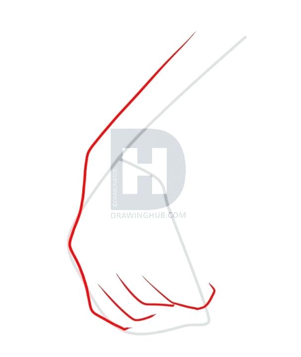 607x720 Drawing Holding Hands Step