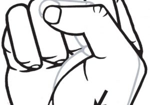 300x210 How To Draw A Fist In The Air Step