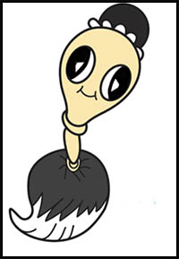 200x289 How To Draw Beauty And The Beast Cartoon Characters Drawing