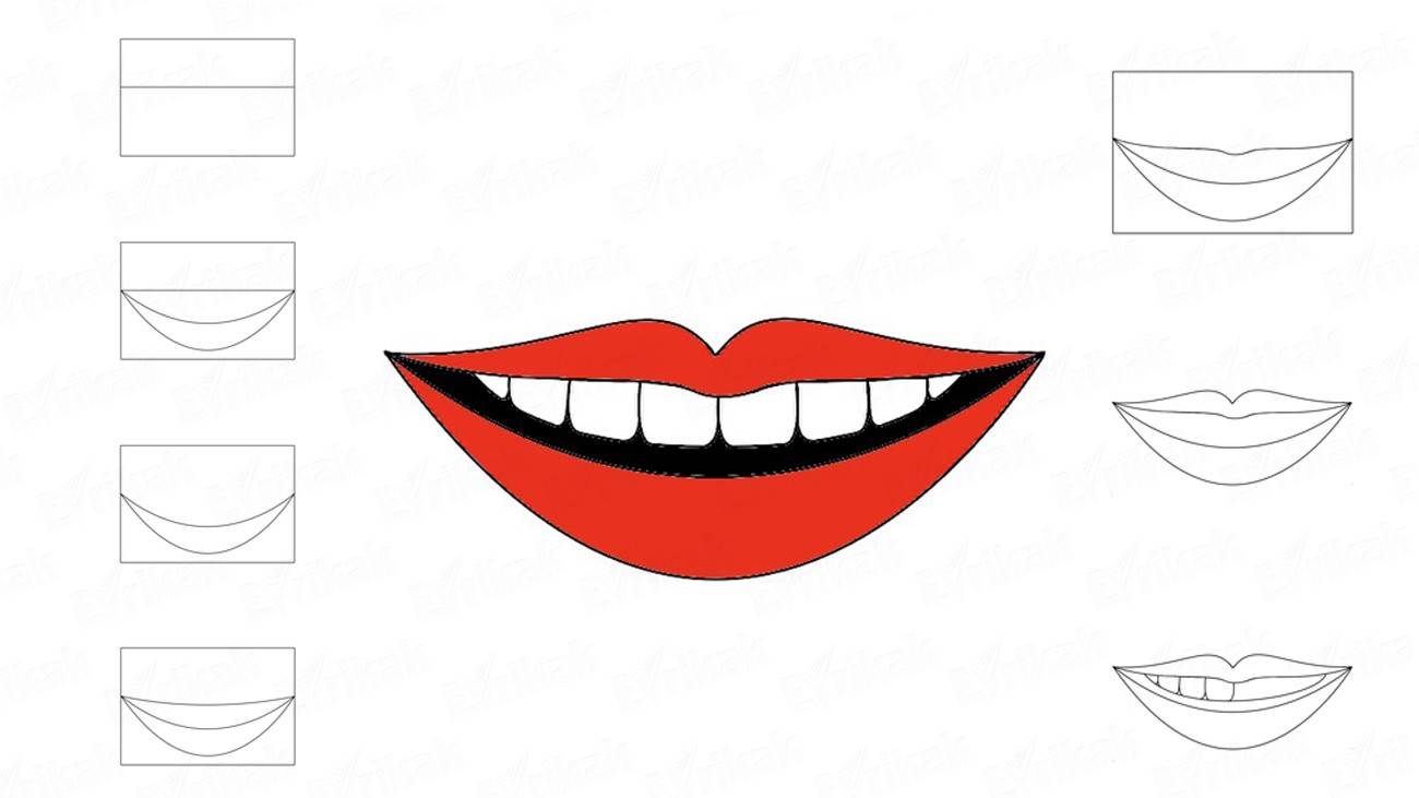 1300x731 How To Draw A Nice Smile Step