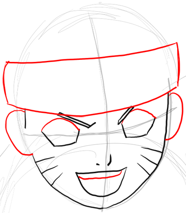 380x434 Step Drawing Naruto In Simple Steps Lesson For Kids