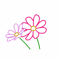 250x250 How To Draw Cartoon Flowers