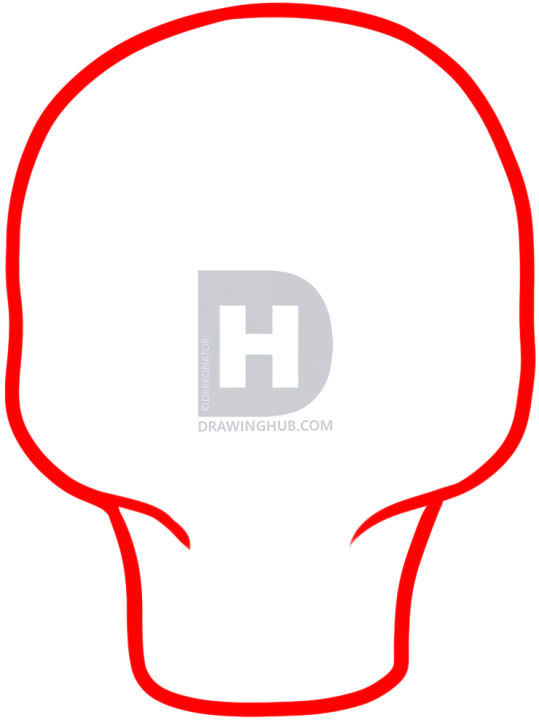 539x720 How To Draw A Sugar Skull Easy, Step