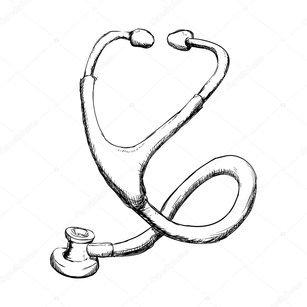 Stethoscope Drawing Heart