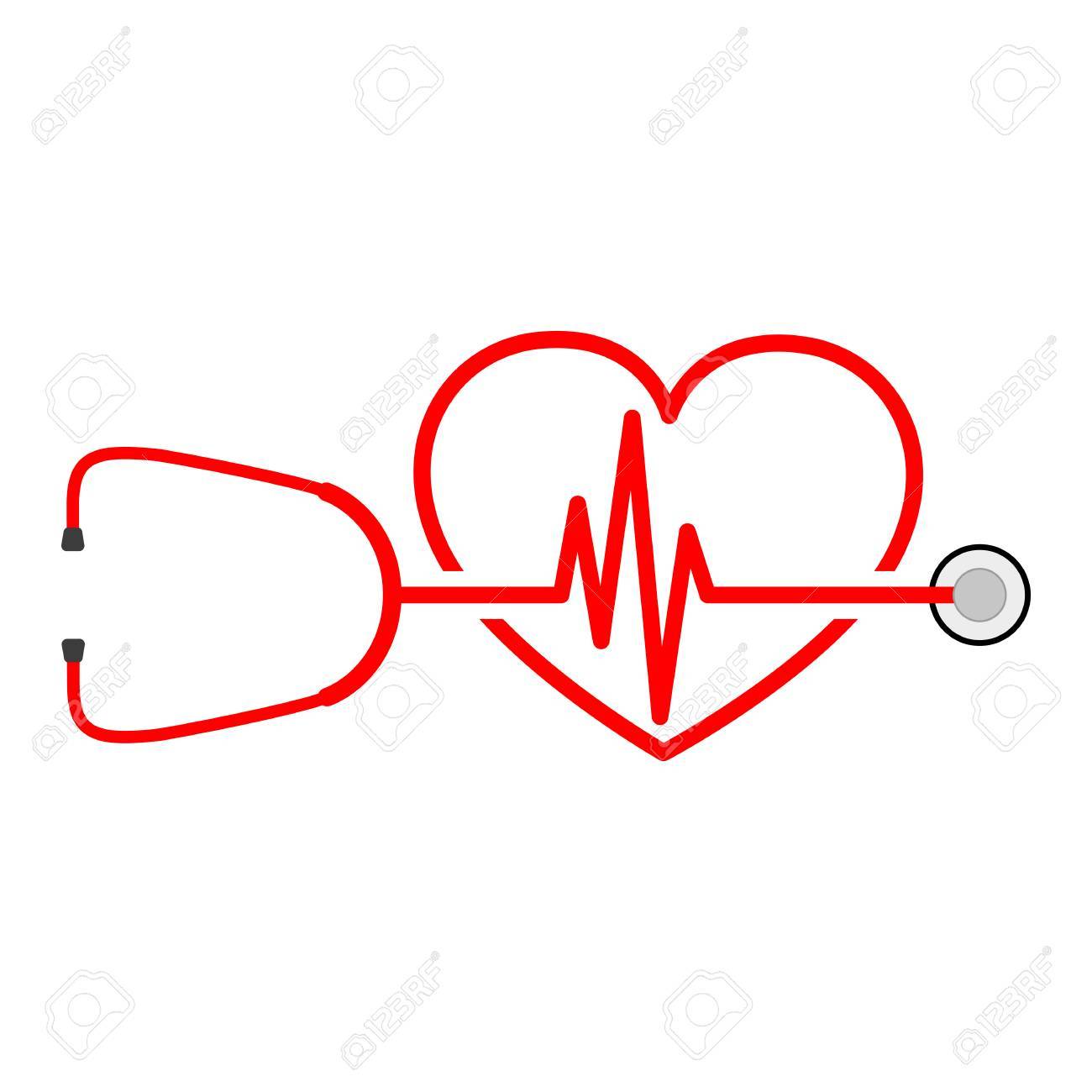 1300x1300 Heart Shaped Clipart Stethoscope