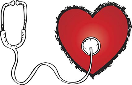 425x274 Sweet Medical Stethoscope With Red Heart Sketch
