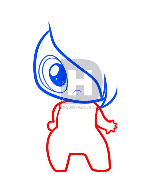 687x720 How To Draw Chibi Amethyst From Steven Universe, Step