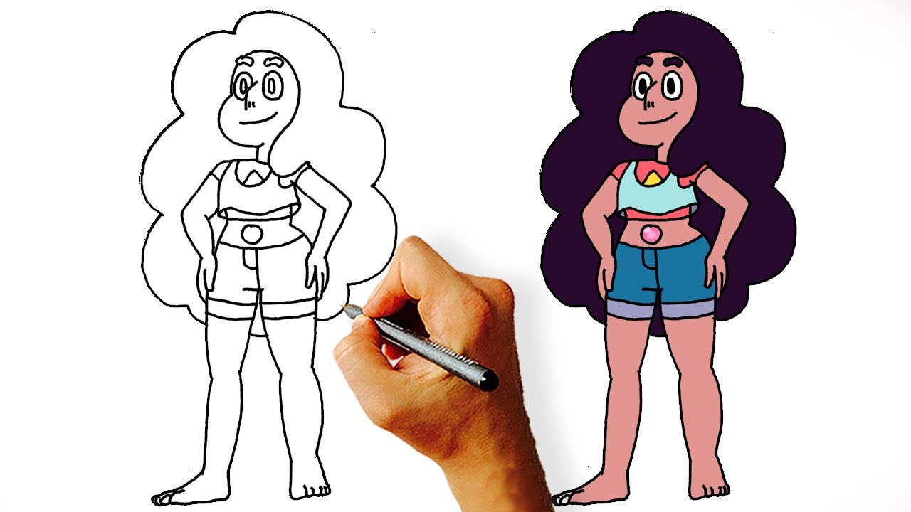 1280x720 How To Draw Stevonnie From Steven Universe