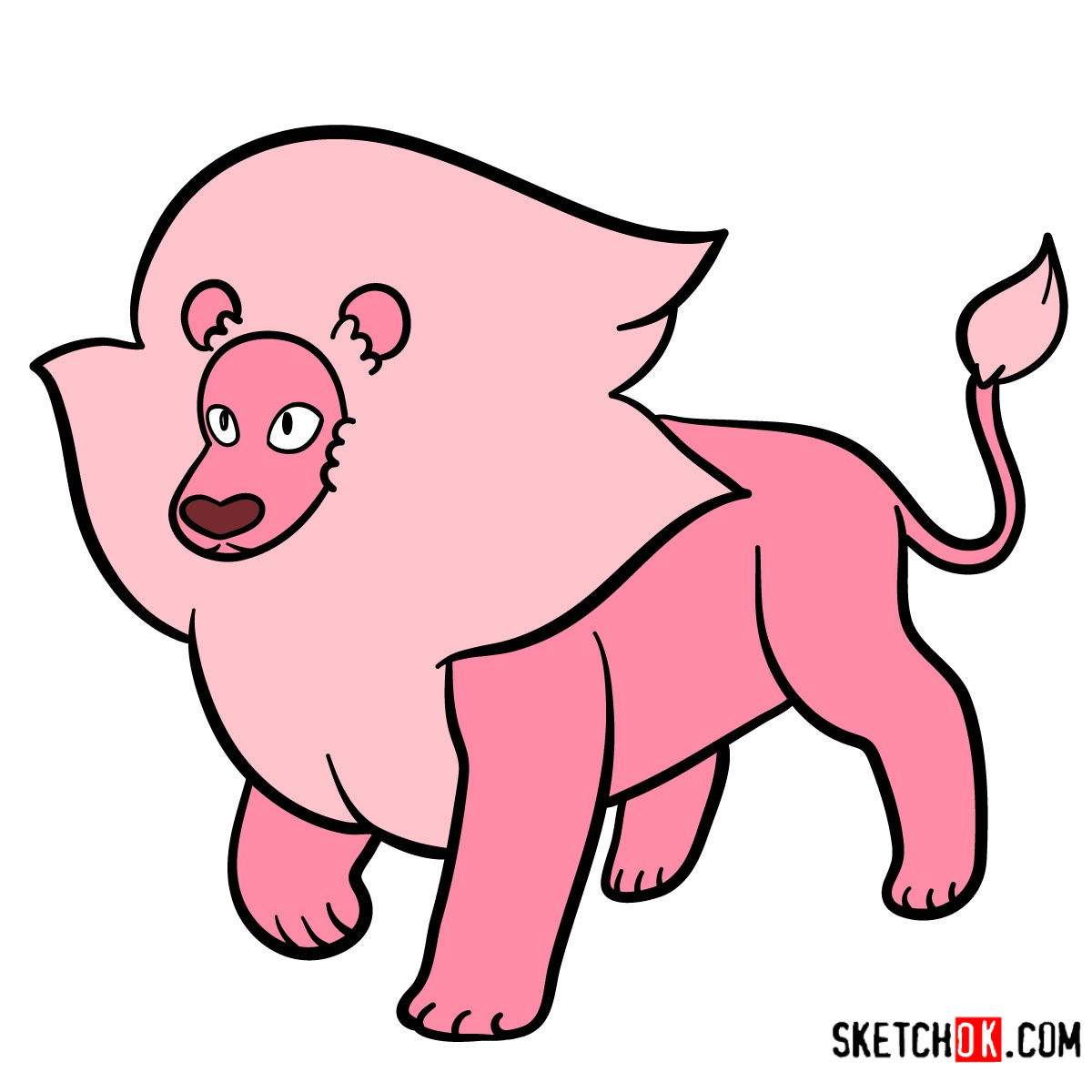 1200x1200 How To Draw Lion Steven Universe