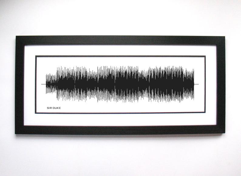 794x581 sir duke lyrics sound wave art gift gift for musician etsy
