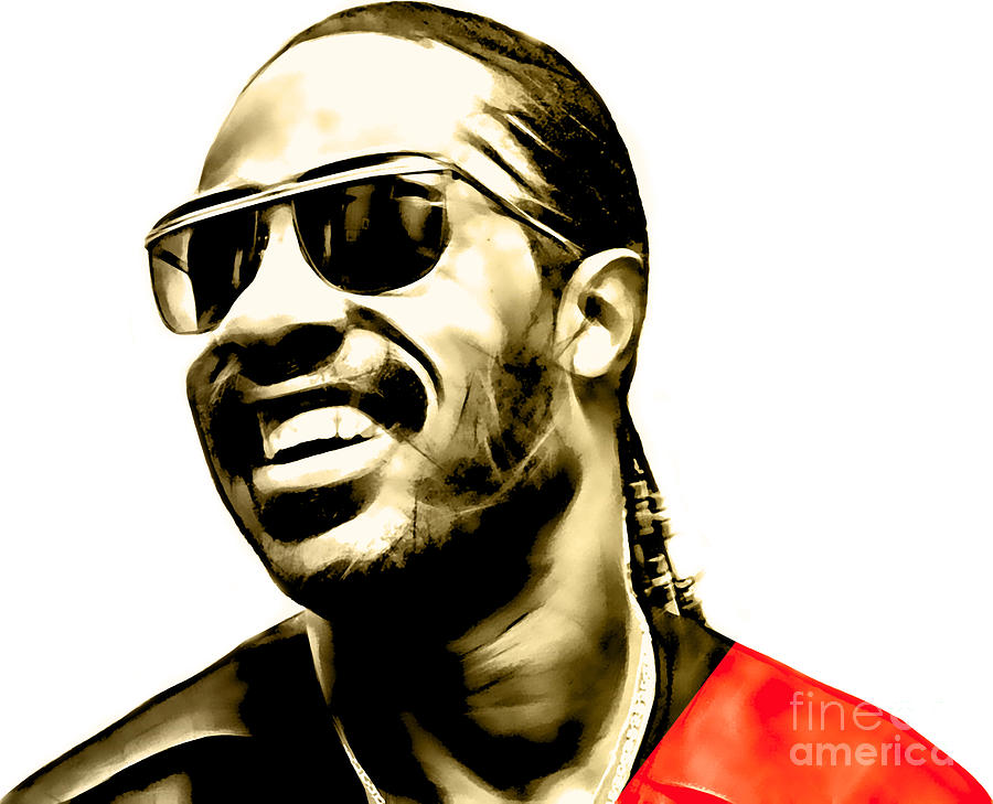 900x729 Stevie Wonder Collection Mixed Media