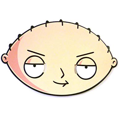 385x385 Mask Arade Men's Family Guy Stewie Griffin Costume Mask