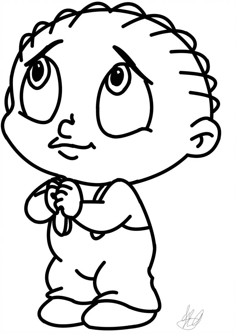 751x1064 Stewie Griffin Disney Style