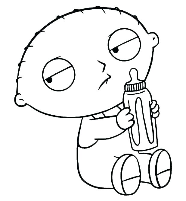 618x666 Stewie Coloring Pages