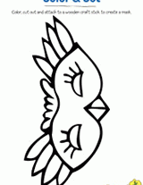 160x207 Funny Bird Mask