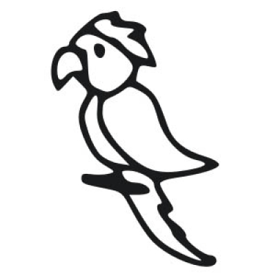 400x400 Stick Figure Bird