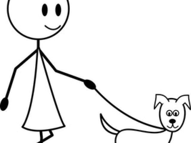 640x480 Dog Clipart Stick Figure