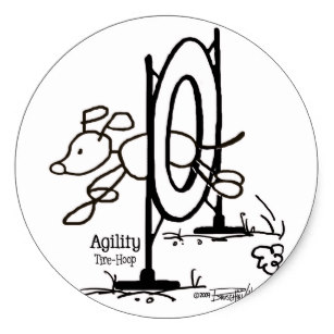 307x307 Stick Dog Stickers Zazzle Au