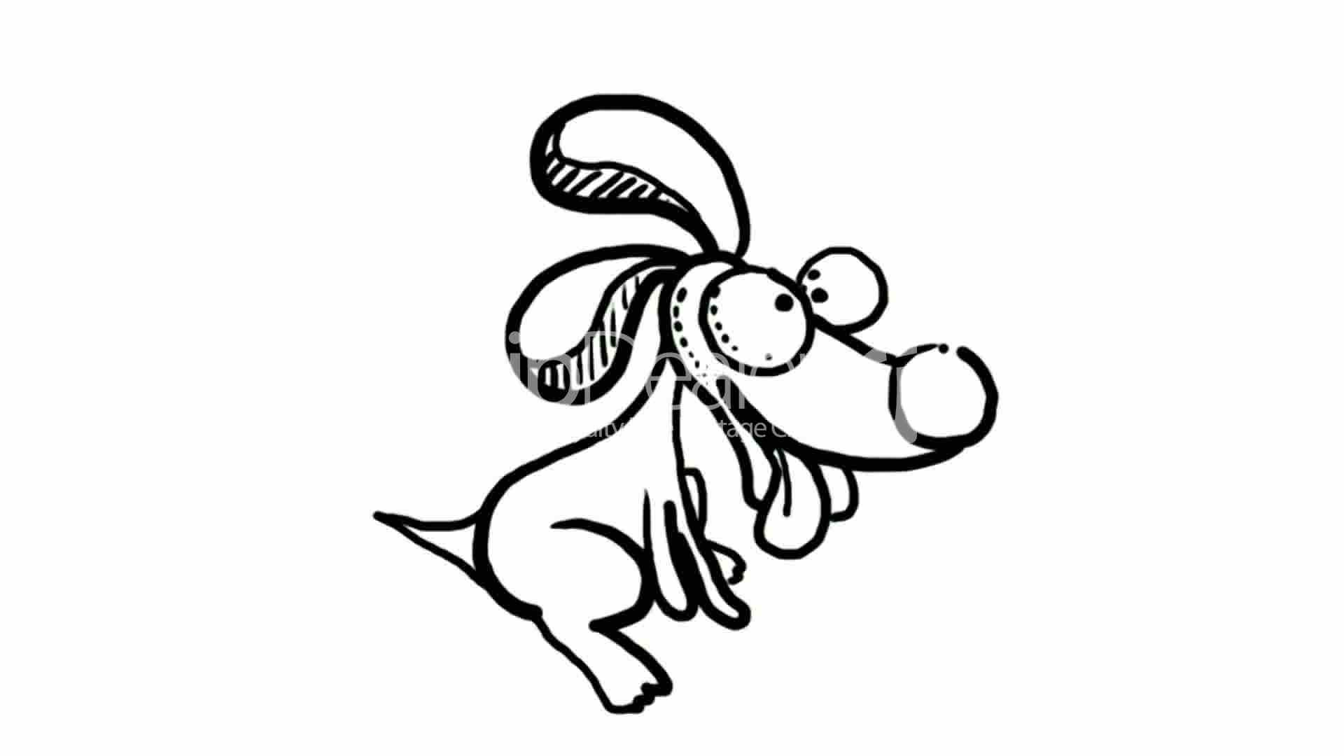 1920x1080 Drawing Of Dog,hand Painting Video Material,sketch Children