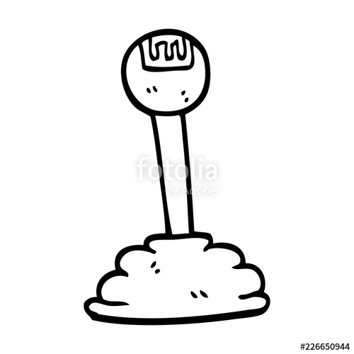 500x500 Line Drawing Cartoon Gear Stick Stock Image And Royalty Free