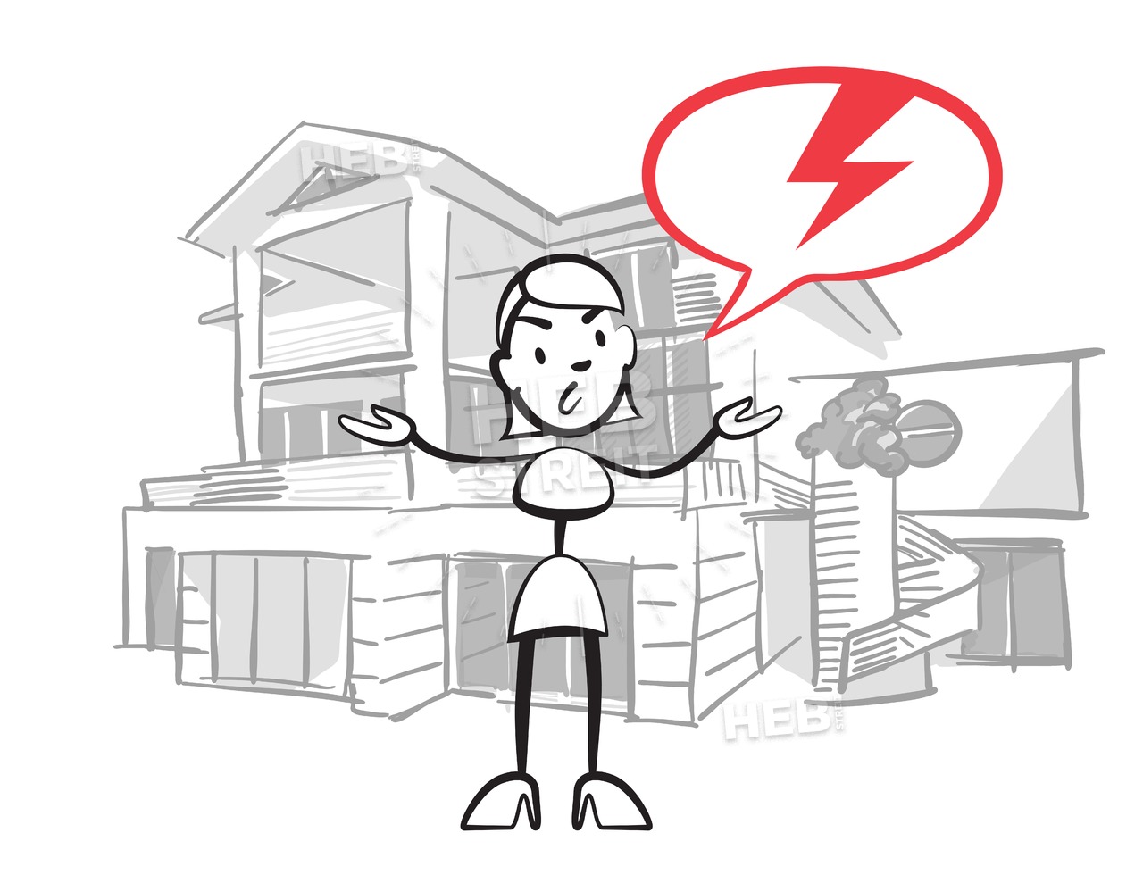 1280x980 Stick Figure Woman House Insurance Case Hebstreits Sketches