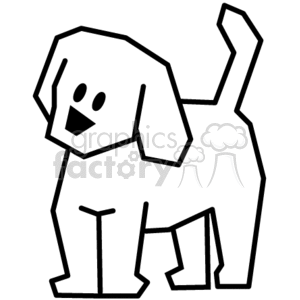300x300 Black And White Stick Figure Pet Dog Clipart Royalty Free Clipart