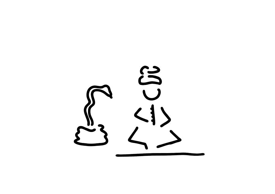 Stick Figure Battle Drawing